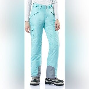 TSLA teal ski pants waterproof size XL